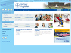 Berliner Flughäfen Webdesign